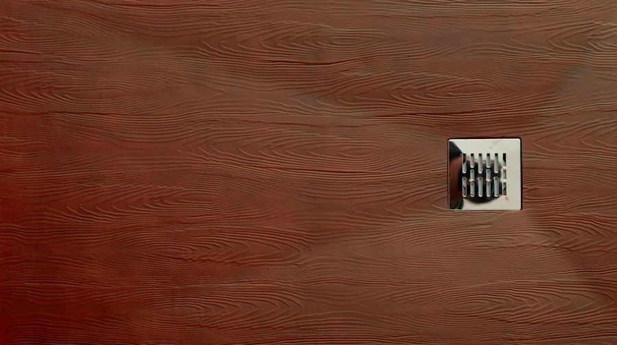 Plato de ducha textura madera